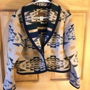 Handmade Pendleton blazer coat